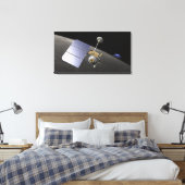 Het concept van de kunstenaar 9 canvas afdruk (Insitu (Slaapkamer))