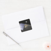 Het concept van de kunstenaar 9 vierkante sticker (Envelop)