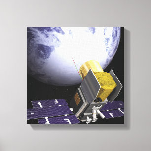 Het concept van de kunstenaar Ice, Cloud Canvas Afdruk