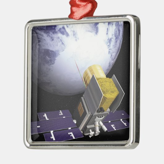 Het concept van de kunstenaar Ice, Cloud Metalen Ornament (Links)