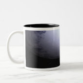 Het concept van de kunstenaar Ice, Cloud Tweekleurige Koffiemok (Links)