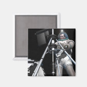 Het concept van de kunstenaar voor de toekomstige magneet (Voorkant / Achterkant)