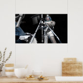 Het concept van de kunstenaar voor de toekomstige  poster (Keuken)