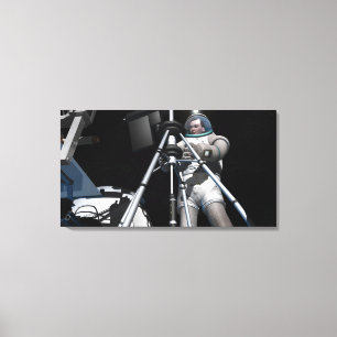 Het concept van de kunstenaar voor toekomstige rui canvas afdruk