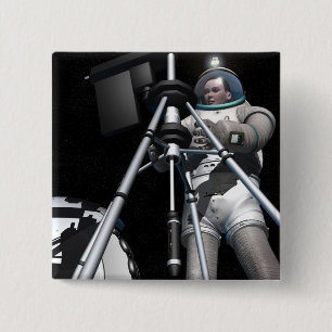 Het concept van de kunstenaar voor toekomstige rui vierkante button 5,1 cm