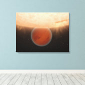 Het concept van een kunstenaar canvas afdruk (Insitu (Houten vloer))