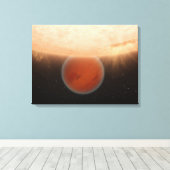 Het concept van een kunstenaar canvas afdruk (Insitu (Houten vloer))