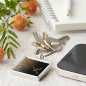 Het concept van een kunstenaar sleutelhanger (Zijkant)