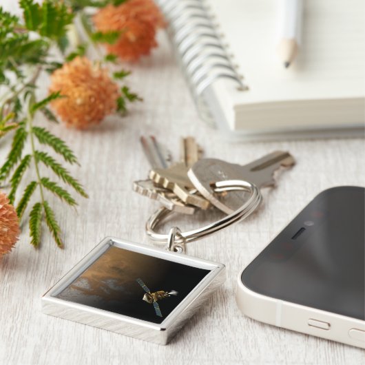 Het concept van een kunstenaar sleutelhanger (Zijkant)