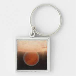 Het concept van een kunstenaar sleutelhanger