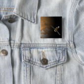 Het concept van een kunstenaar vierkante button 5,1 cm (In situ)