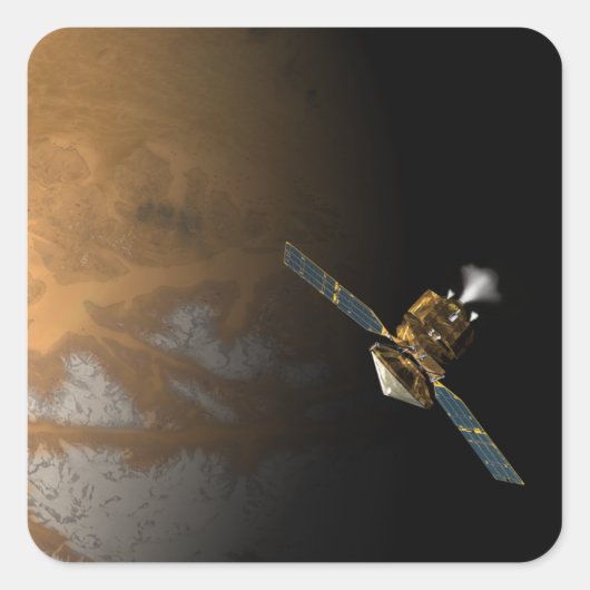 Het concept van een kunstenaar vierkante sticker (Voorkant)