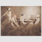 Het Concert Art Deco Decoupage papier (Voorkant)