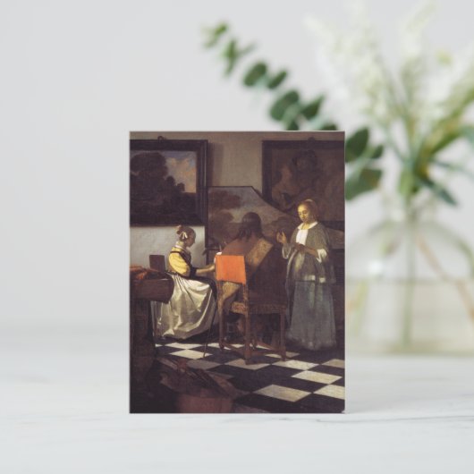 Het concert briefkaart (Staand voorkant)