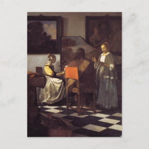 Het concert briefkaart