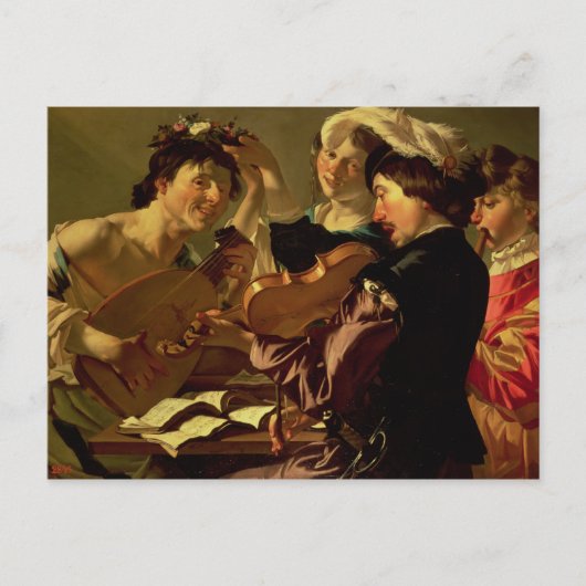 Het concert briefkaart (Voorkant)