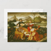 Het concert buitenshuis briefkaart (Voorkant / Achterkant)