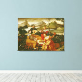 Het concert buitenshuis canvas afdruk (Insitu (Houten vloer))