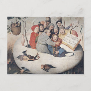 Het concert in de eieren briefkaart