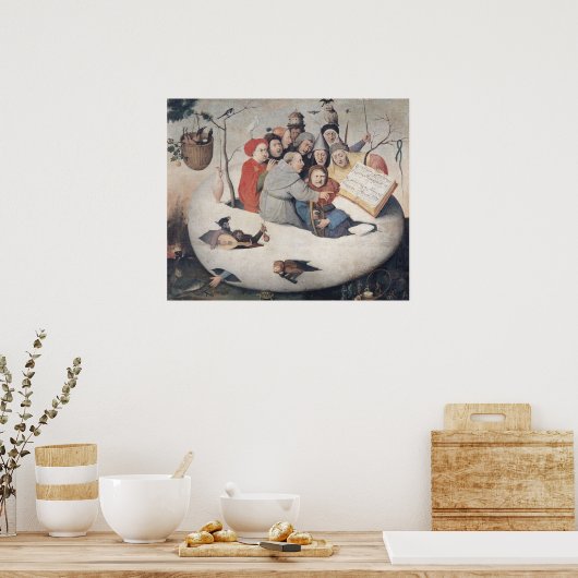 Het concert in de eieren poster (Keuken)