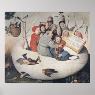 Het concert in de eieren poster