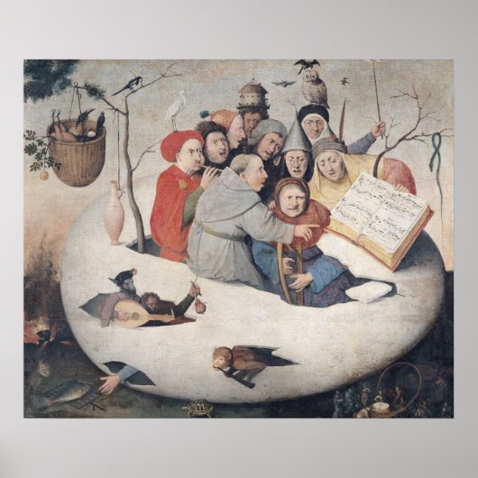 Het concert in de eieren poster (Voorkant)