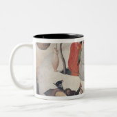 Het concert in de eieren tweekleurige koffiemok (Links)