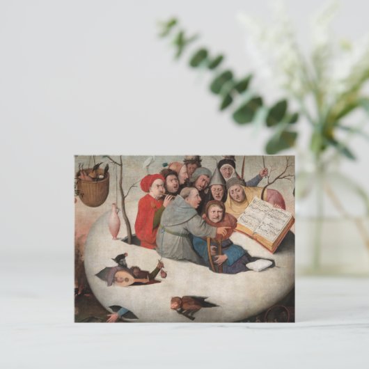 Het concert in de eieren van Hieronymus Bosch Briefkaart (Staand voorkant)