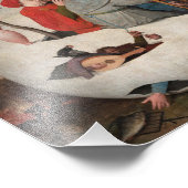 Het concert in de eieren van Hieronymus Bosch Foto Afdruk (Hoek)