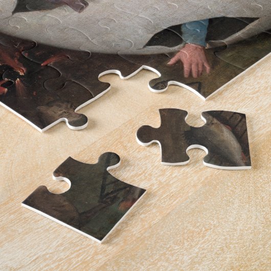 Het concert in de eieren van Hieronymus Bosch Legpuzzel (Zijkant)