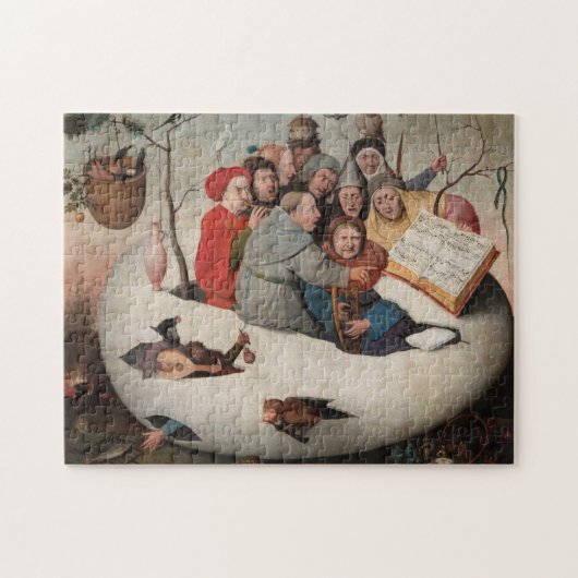 Het concert in de eieren van Hieronymus Bosch Legpuzzel (Horizontaal)