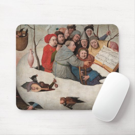Het concert in de eieren van Hieronymus Bosch Muismat (Met muis)