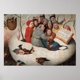 Het concert in de eieren van Hieronymus Bosch Poster