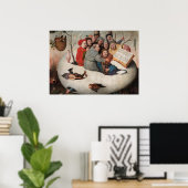 Het concert in de eieren van Hieronymus Bosch Poster (Thuiskantoor)