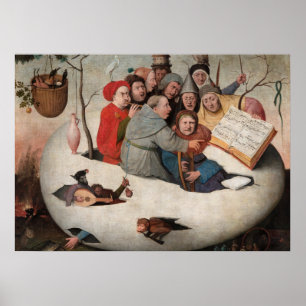 Het concert in de eieren van Hieronymus Bosch Poster