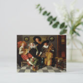 Het concert (olie op het paneel) briefkaart (Staand voorkant)