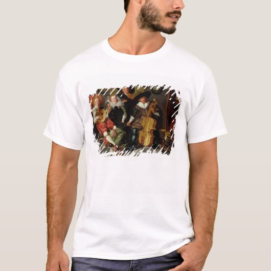 Het concert (olie op het paneel) t-shirt (Voorkant)