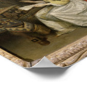 Het concert: Singer en Theorbo Player Poster (Hoek)