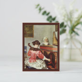 Het concert van Borch D. J. Gerard Ter Briefkaart (Staand voorkant)