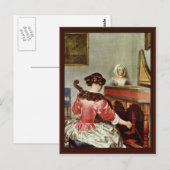 Het concert van Borch D. J. Gerard Ter Briefkaart (Voorkant / Achterkant)