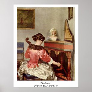 Het concert van Borch D. J. Gerard Ter Poster