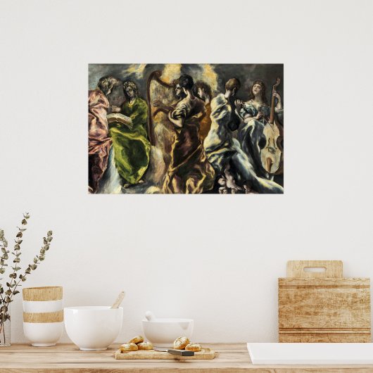 Het Concert van de Engelen | El Greco | Poster (Keuken)