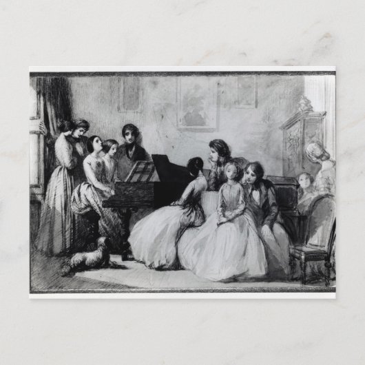 Het concert van de Tekenruimte Briefkaart (Voorkant)