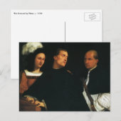 Het concert van de Titische Renaissance Fine Art Briefkaart (Voorkant / Achterkant)