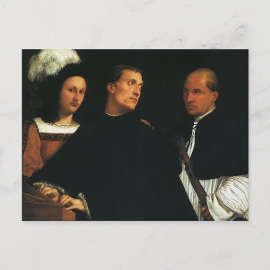 Het concert van de Titische Renaissance Fine Art Briefkaart (Voorkant)