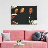 Het concert van de Titische  Renaissance Fine Art Canvas Afdruk (Insitu (Woonkamer))