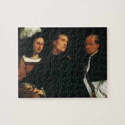 Het concert van de Titische Renaissance Fine Art Legpuzzel (Horizontaal)