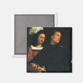 Het concert van de Titische  Renaissance Fine Art Magneet (Voorkant / Achterkant)