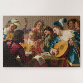 Het concert van Gerrit van Honthorst 1623 Legpuzzel