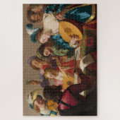 Het concert van Gerrit van Honthorst 1623 Legpuzzel (Verticaal)